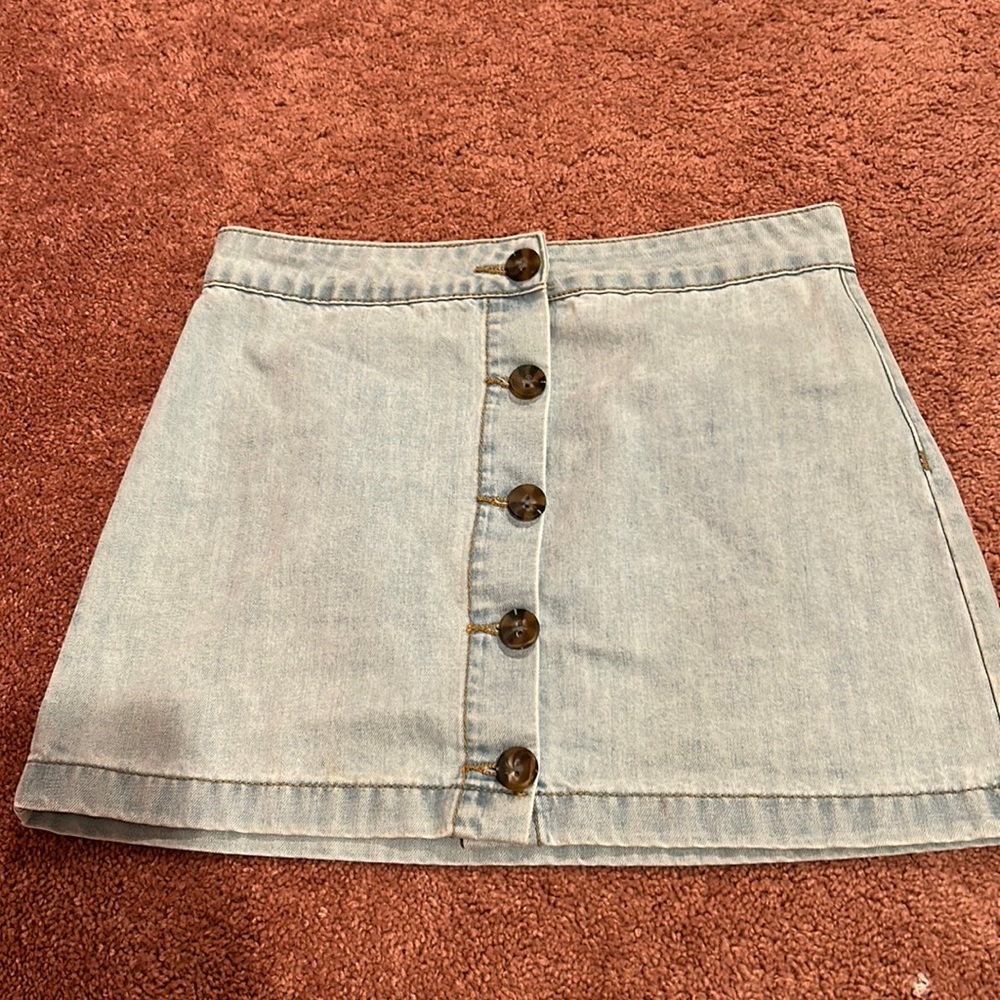 forever 21 denim skirt S